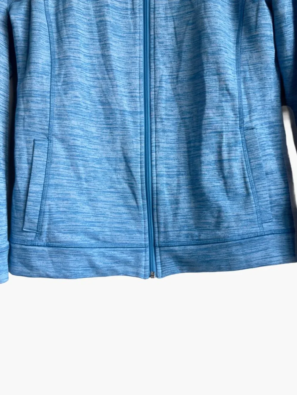 T by Talbots UPF 50+ Comfort Plush Space Dyed Full Zip Jacket XS